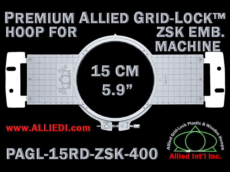 EMB PAGL-15RD-ZSK-400 5.5 RD Plastic Hoops