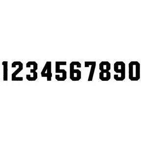4" Regular Stencil #6/9       4006