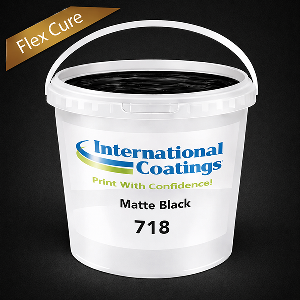IC 718 Matte Black FlexCure - 1 Gallon