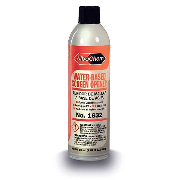 AlbaChem 1632 Water-Based Screen Opener - 19oz Can