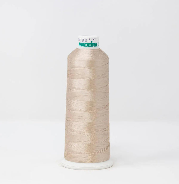 Madeira Rayon 1082 Antique Ecru Embroidery Thread 5500 Yards