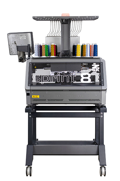ZSK Sprint 9 1-Head 18-Needle Embroidery Machine