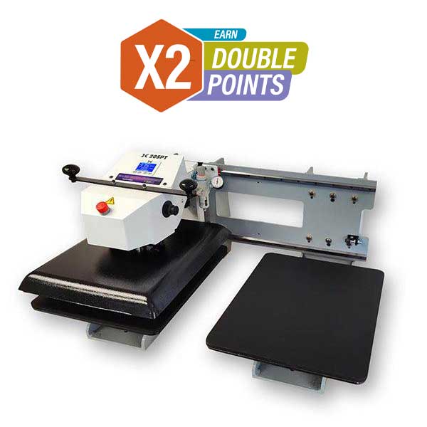 Geo Knight Digital 16" x 20" TWIN Air-Op Swing-Away Press