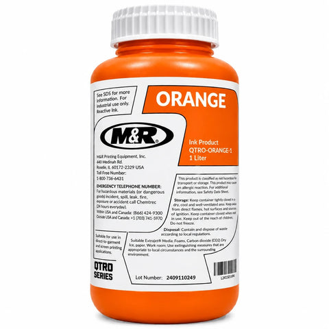 M&R Quatro DTF Orange Ink 1 Liter